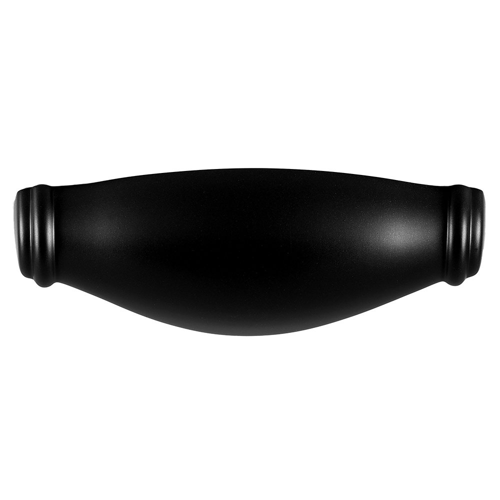 Alno Hardware 3" Centers Cup Pull in Matte Black