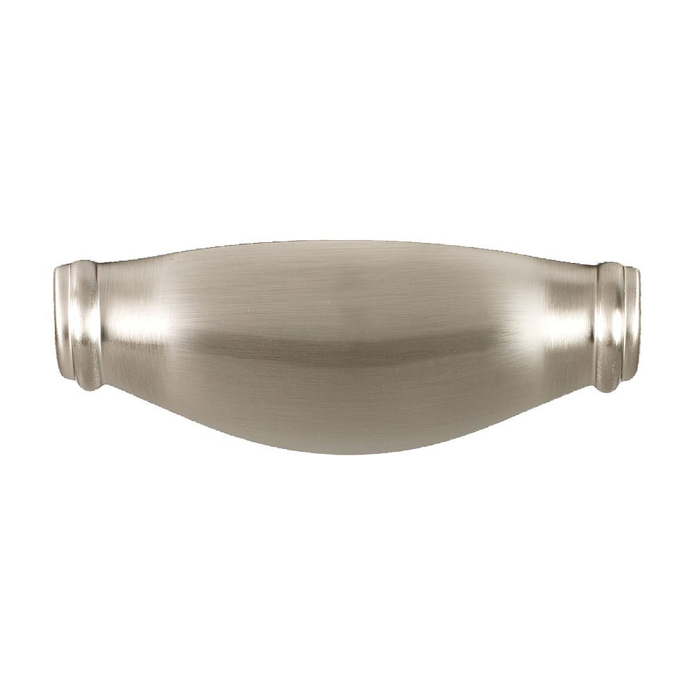 Alno Hardware 3" Centers Cup Pull in Satin Nickel