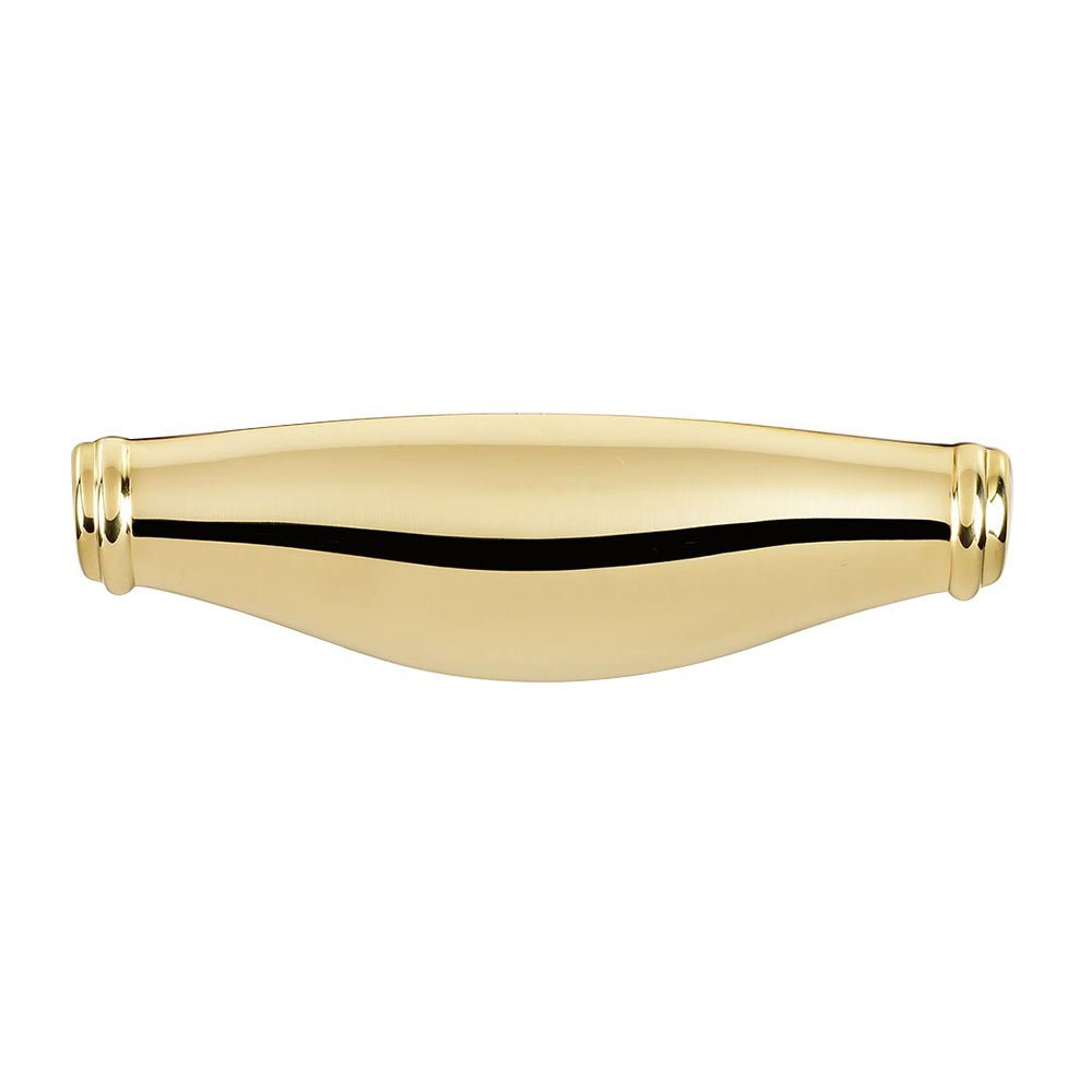 Alno Hardware 4" Centers Cup Pull in Polished Brass