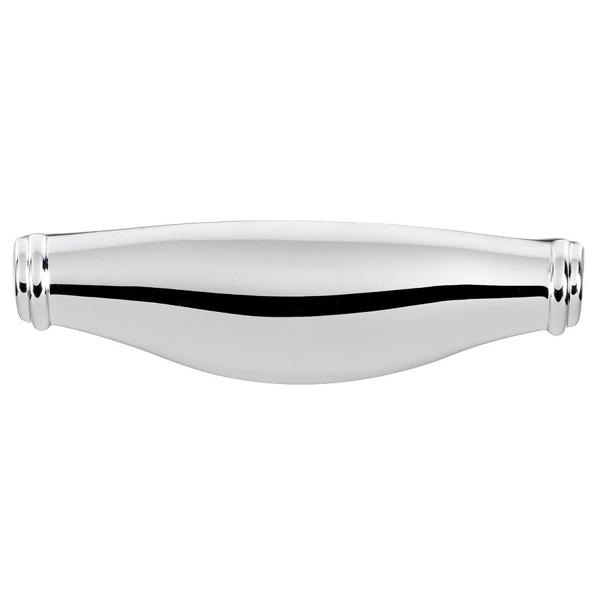 Alno Hardware 4" Centers Cup Pull in Polished Chrome