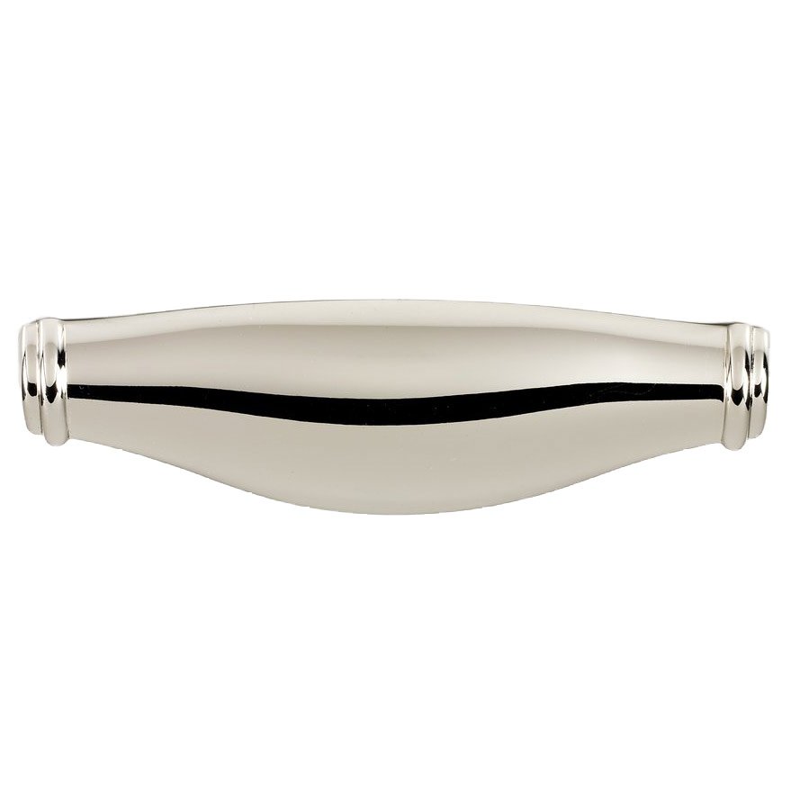 Alno Hardware 4" Centers Cup Pull in Polished Nickel