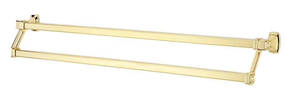 Alno Hardware 31" Double Towel Bar in Polished Brass