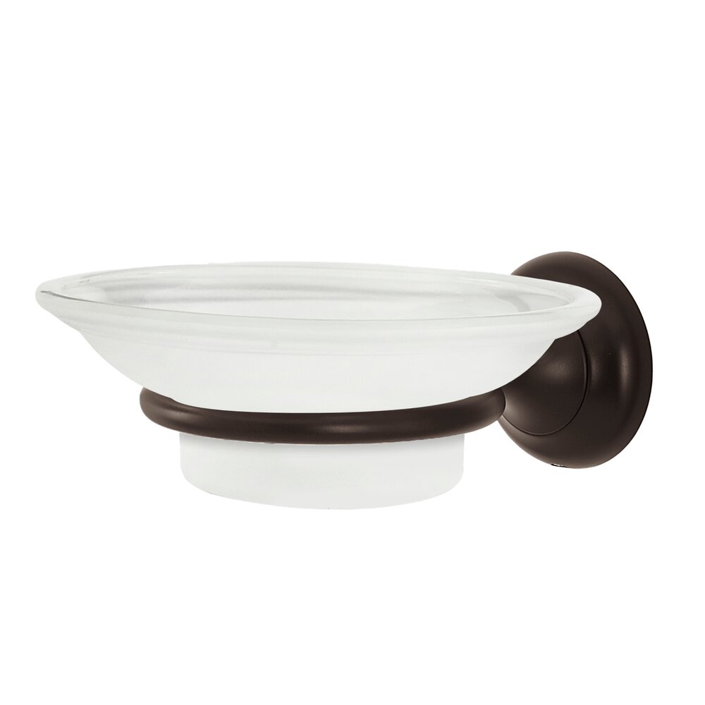 Alno Hardware Soap Holder With Dish in Chocolate Bronze