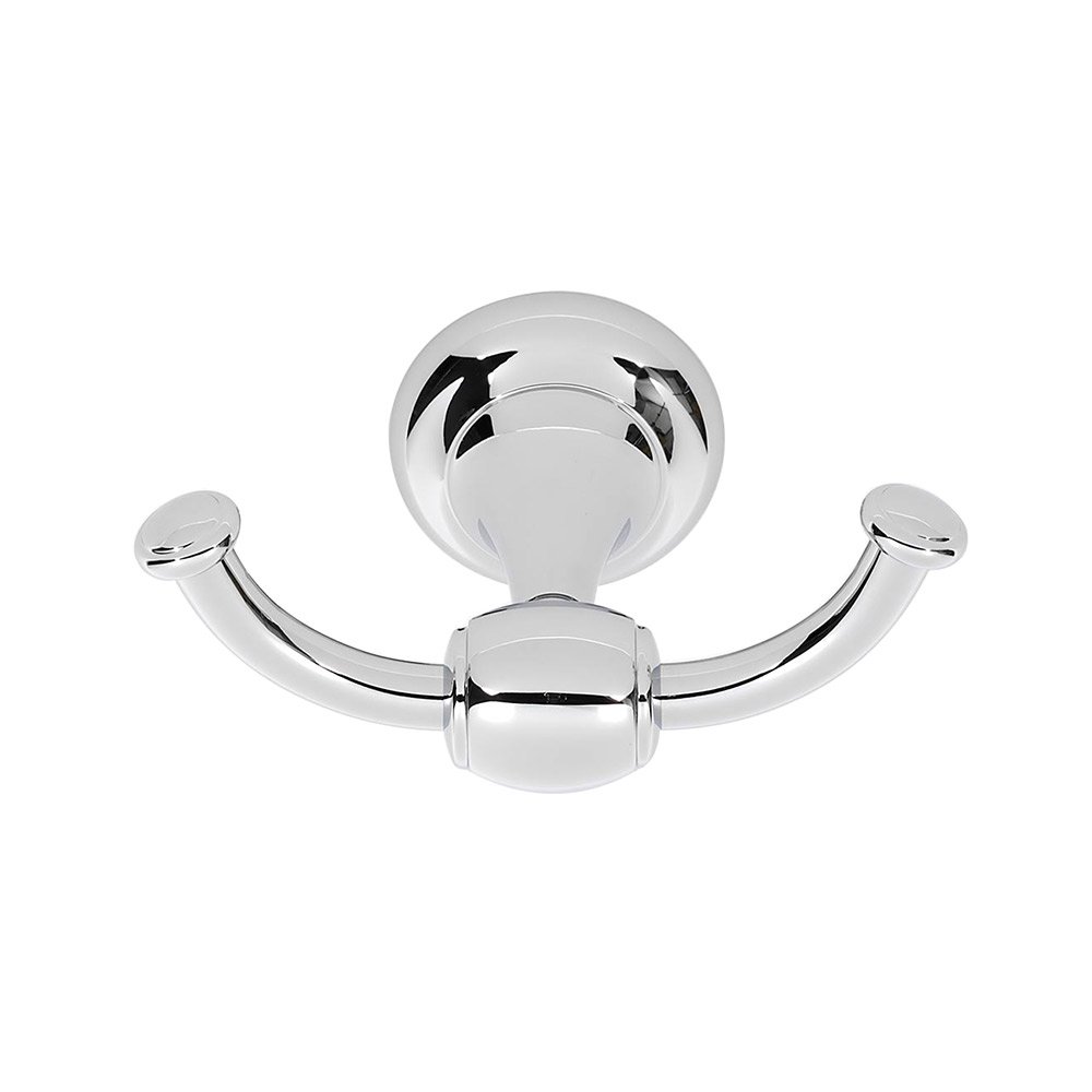 Alno Hardware Double Robe Hook in Polished Chrome
