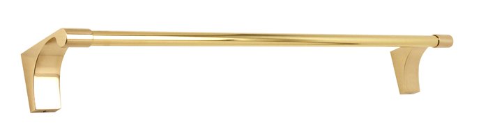 Alno Hardware 18" Towel Bar in Unlacquered Brass