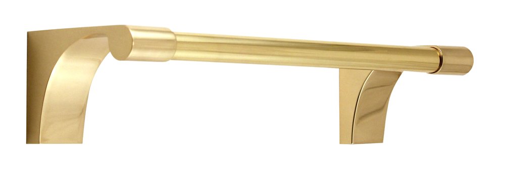 Alno Hardware 8" Guest Towel Bar in Polished Brass