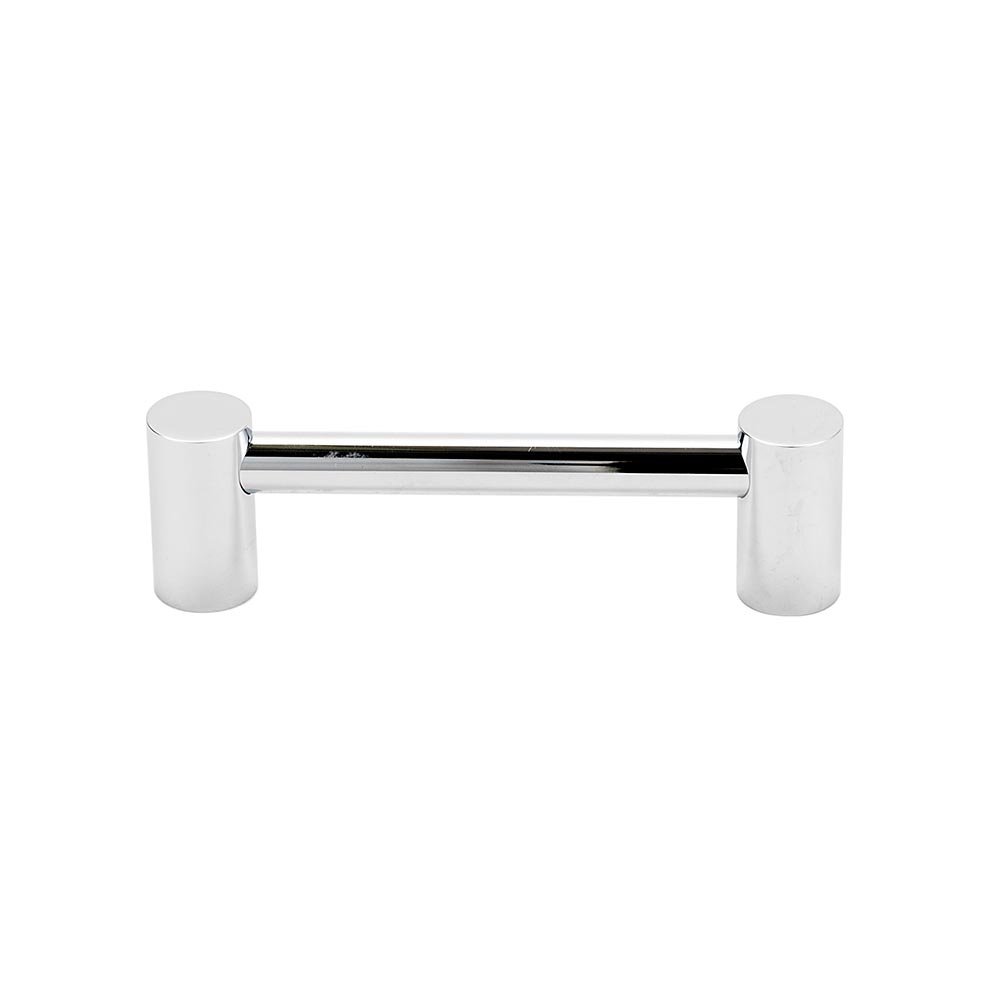 Alno Hardware Solid Brass 3 1/2" Centers Pull in Polished Chrome