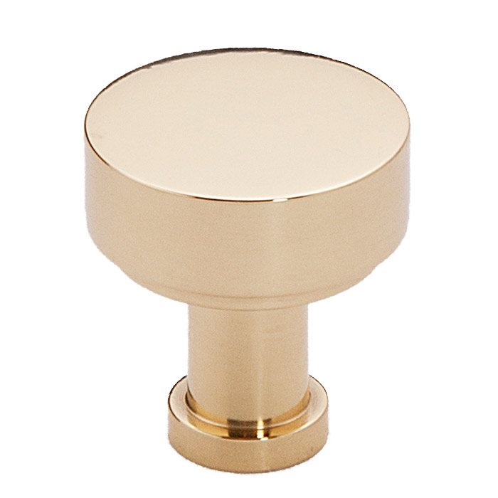 Alno Hardware 3/4" Rounded Knob in Polished Brass