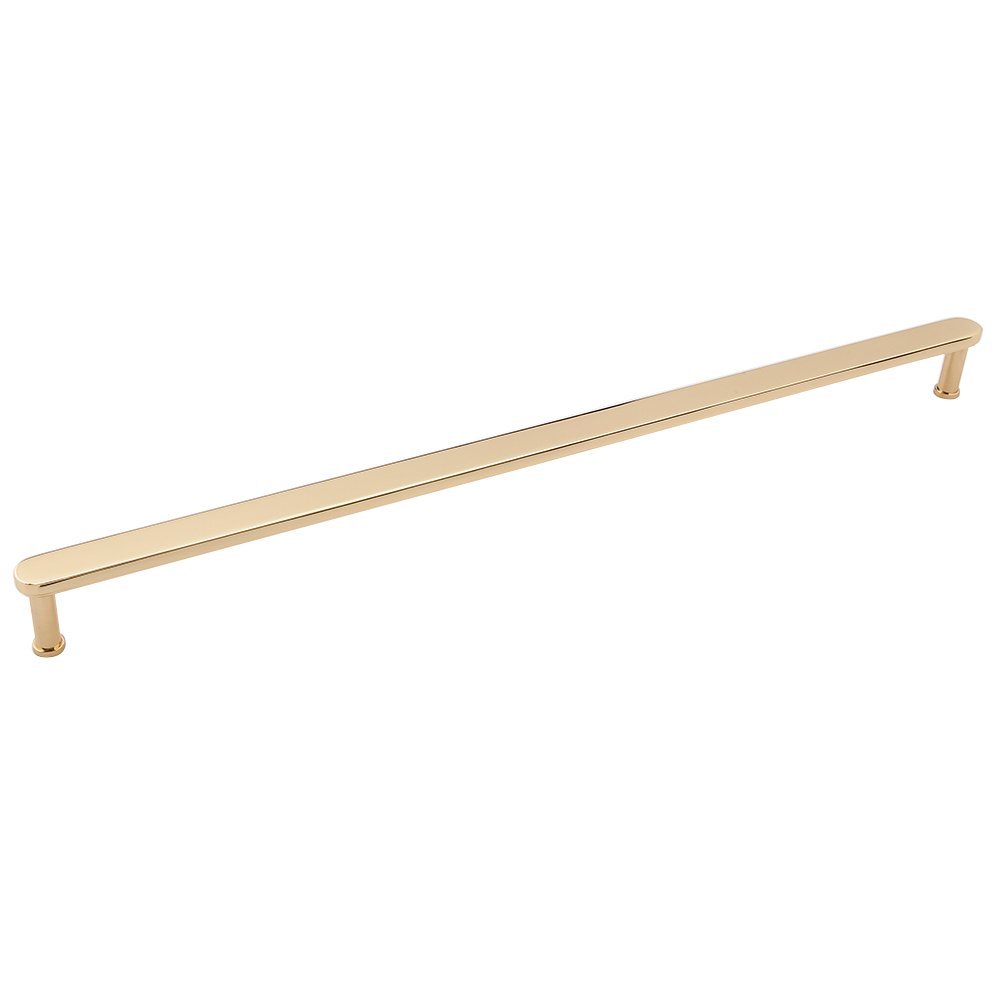 Alno Hardware 18" Centers Appliance/Drawer Pull in Unlacquered Brass