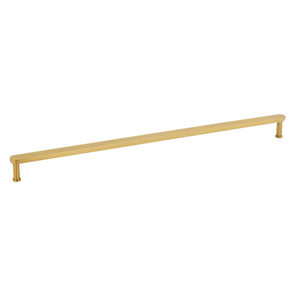 Alno Hardware Solid Brass 18" Centers Appliance Pull in Satin Brass
