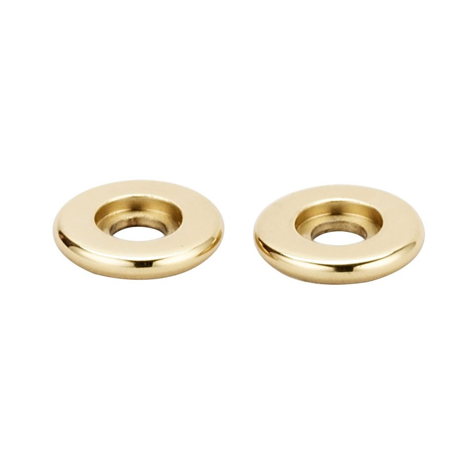 Alno Hardware Solid Brass 5/8" Rosettes for A703, A711, A712, Sold in Pairs in Polished Brass