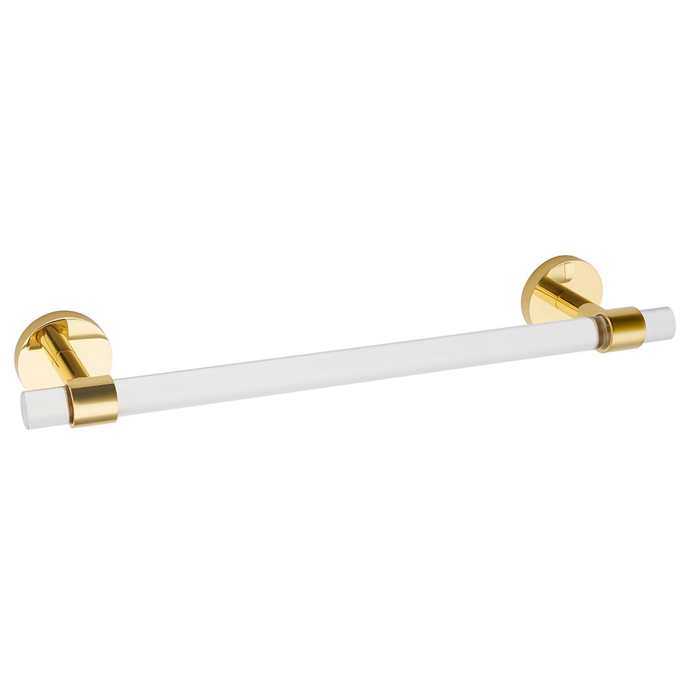 Alno Hardware 24" Centers Towel Bar in Polished Brass