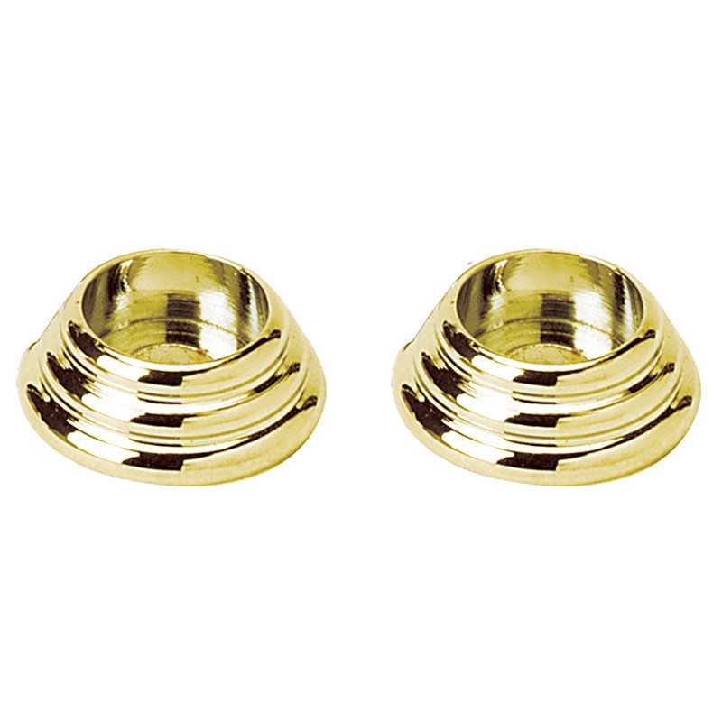 Alno Hardware Solid Brass 7/8" Rosettes for A702-6, Sold in Pairs in Unlacquered Brass