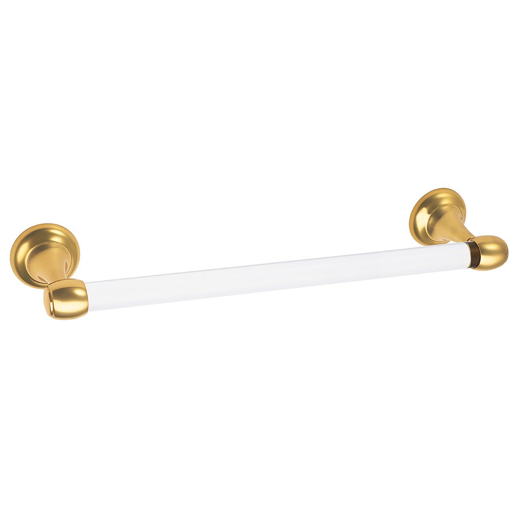 Alno Hardware 18" Centers Towel Bar in Unlacquered Brass
