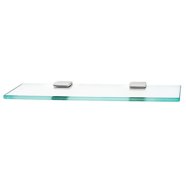 Alno Hardware 18" Glass Shelf with Brackets in Polished Chrome
