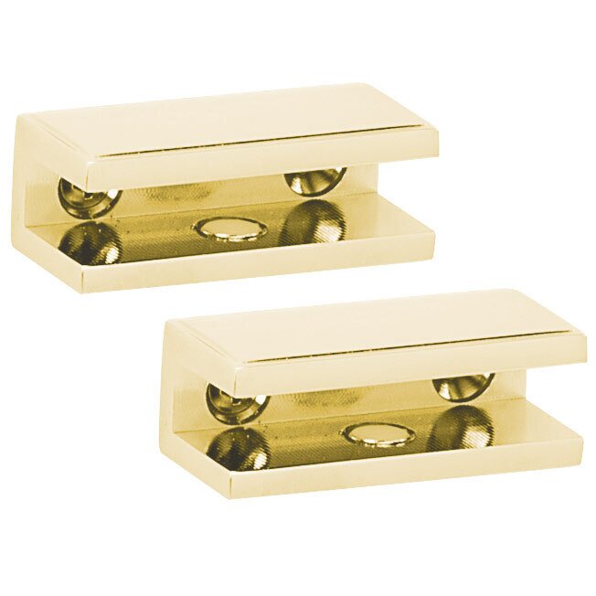 Alno Hardware Shelf Brackets Only (Sold by the pair) in Unlacquered Brass