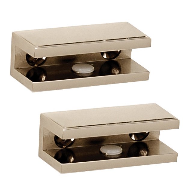 Alno Hardware Shelf Brackets Only (Sold by the pair) in Polished Nickel