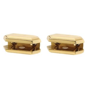 Alno Hardware Shelf Brackets Only (priced per pair) in Unlacquered Brass