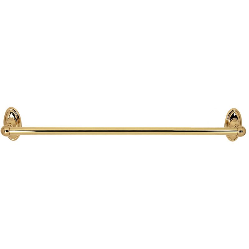 Alno Hardware 18" Towel Bar in Unlacquered Brass