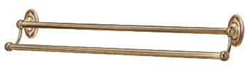 Alno Hardware 24" Double Towel Bar in Antique English