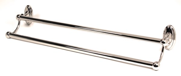 Alno Hardware 24" Double Towel Bar in Polished Chrome