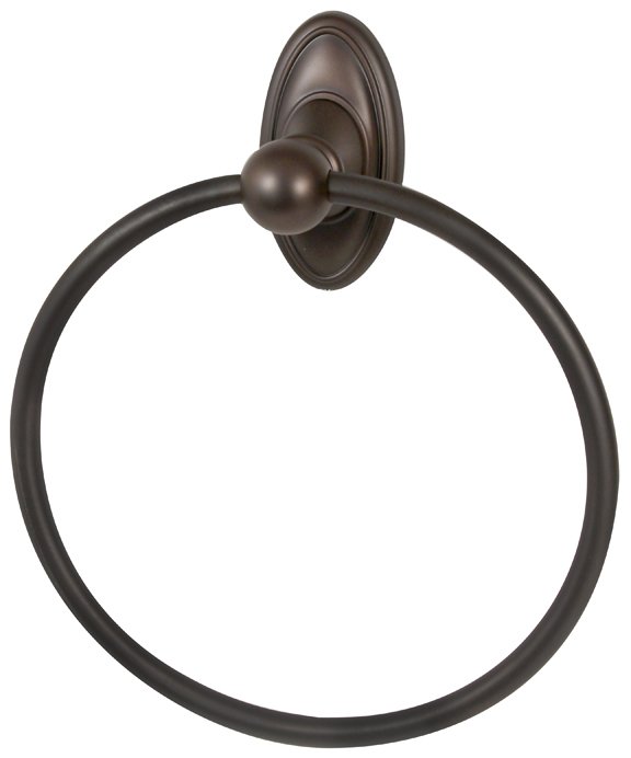 Alno Hardware 7" Towel Ring in Chocolate Bronze