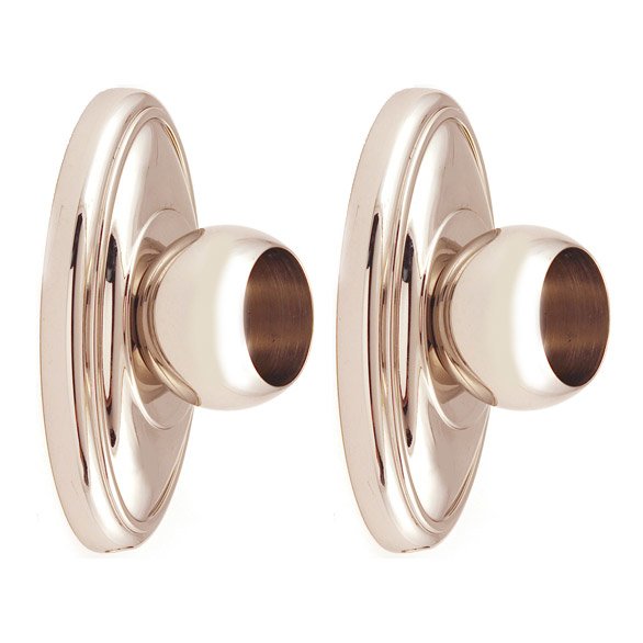 Alno Hardware Shower Rod Brackets (priced per pair) in Polished Chrome