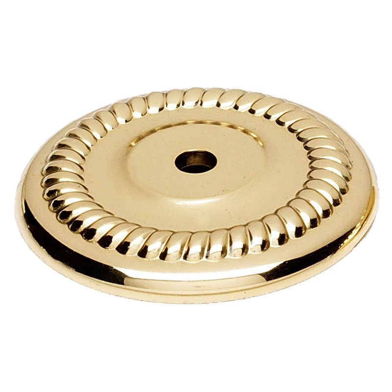 Alno Hardware Solid Brass 1 1/2" Backplate for A812-38 in Unlacquered Brass