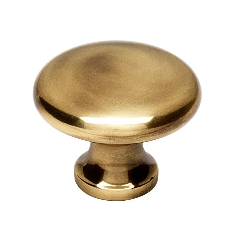 Alno Hardware Solid Brass 1 1/4" Knob in Polished Antique