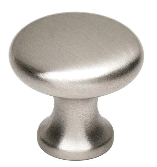 Alno Hardware Solid Brass 1" Knob in Satin Nickel