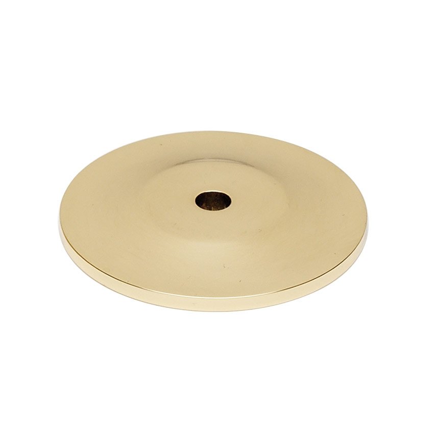 Alno Hardware Solid Brass 1 1/4" Backplate in Polished Brass