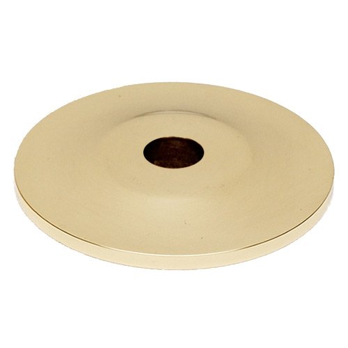 Alno Hardware Solid Brass 1" Backplate in Unlacquered Brass
