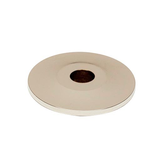 Alno Hardware Solid Brass 3/4" Backplate in Polished Nickel
