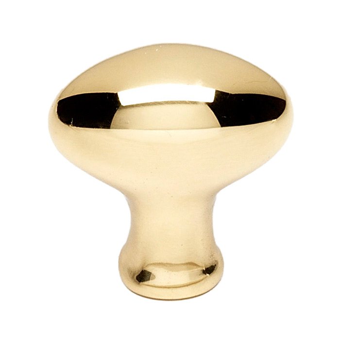 Alno Hardware Solid Brass 1 1/4" Knob in Unlacquered Brass