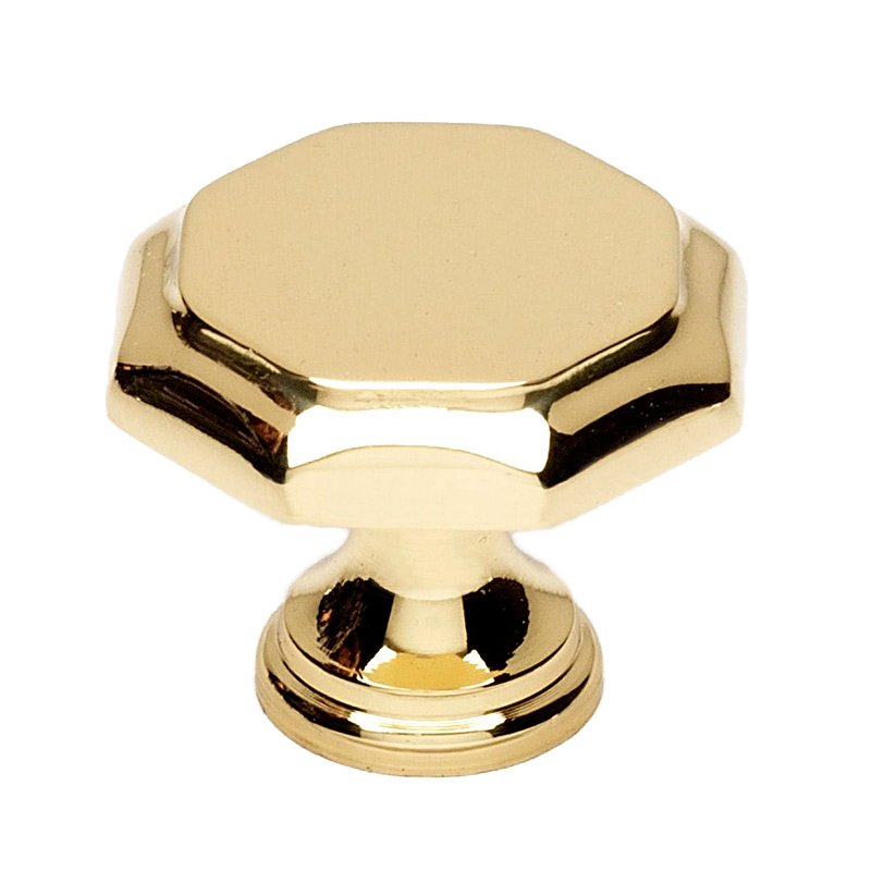 Alno Hardware Solid Brass 1 1/4" in Unlacquered Brass