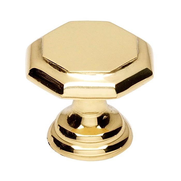 Alno Hardware Solid Brass 1" in Polished Brass