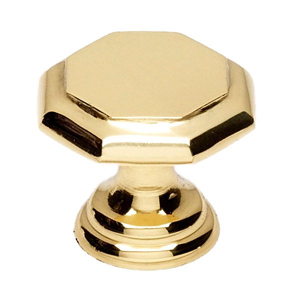 Alno Hardware Solid Brass 1" in Unlacquered Brass