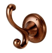 Alno Hardware Robe Hook in Rust Bronze
