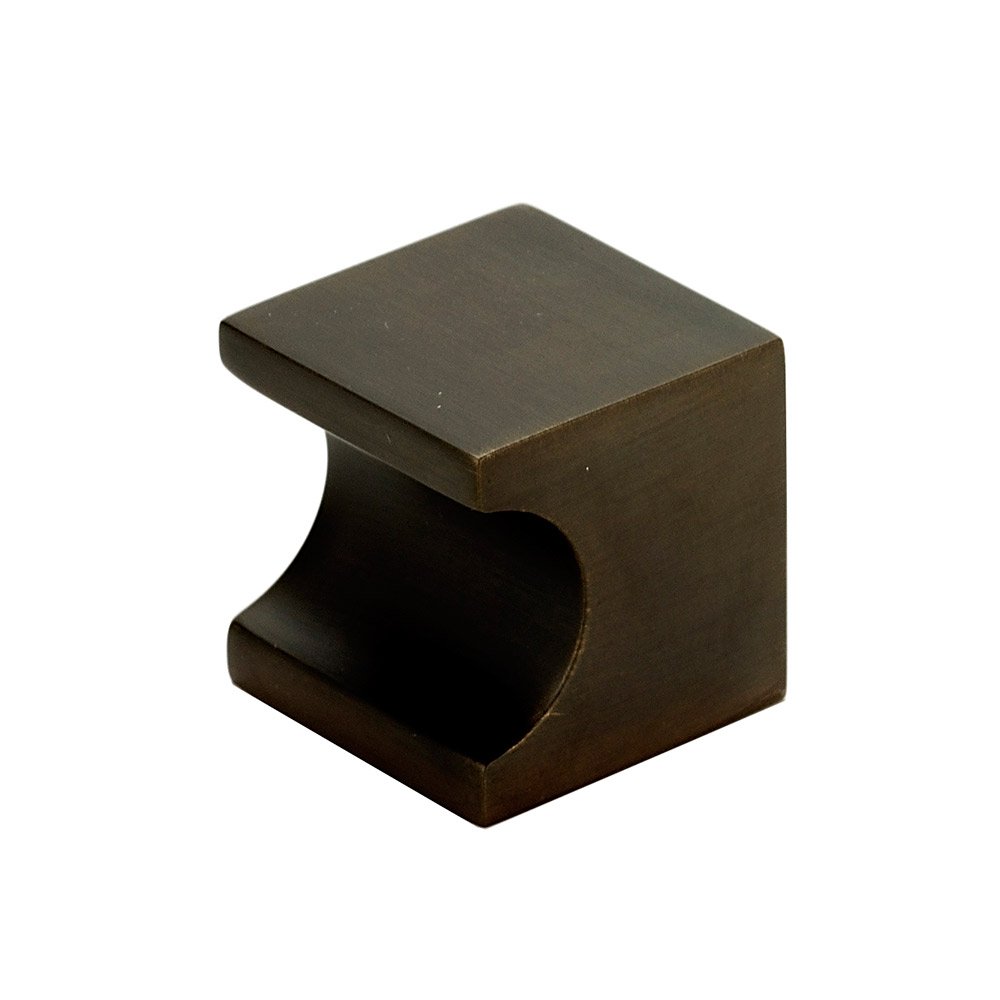 Alno Hardware Solid Brass 1" Knob in Chocolate Bronze