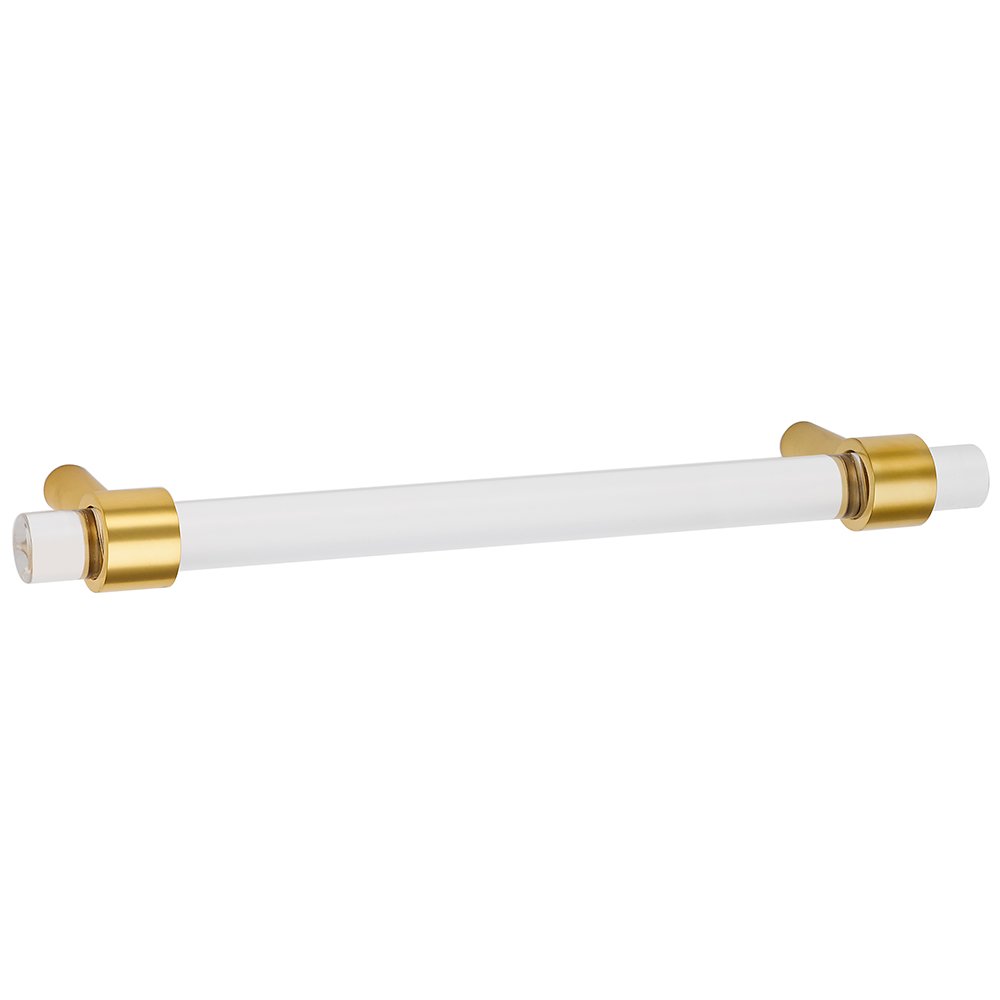 Alno Hardware 6" Centers Pull in Polished Brass