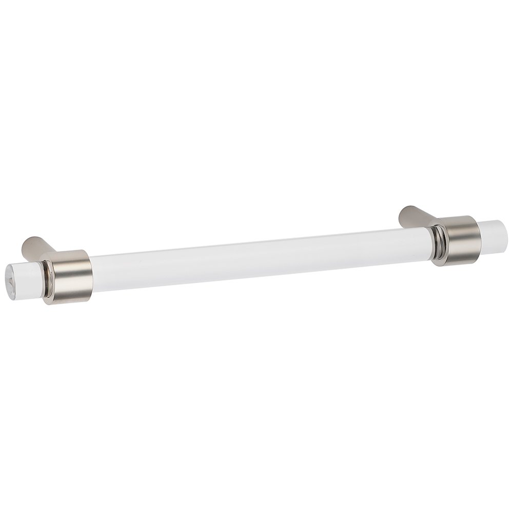 Alno Hardware 8" Centers Pull in Polished Nickel 