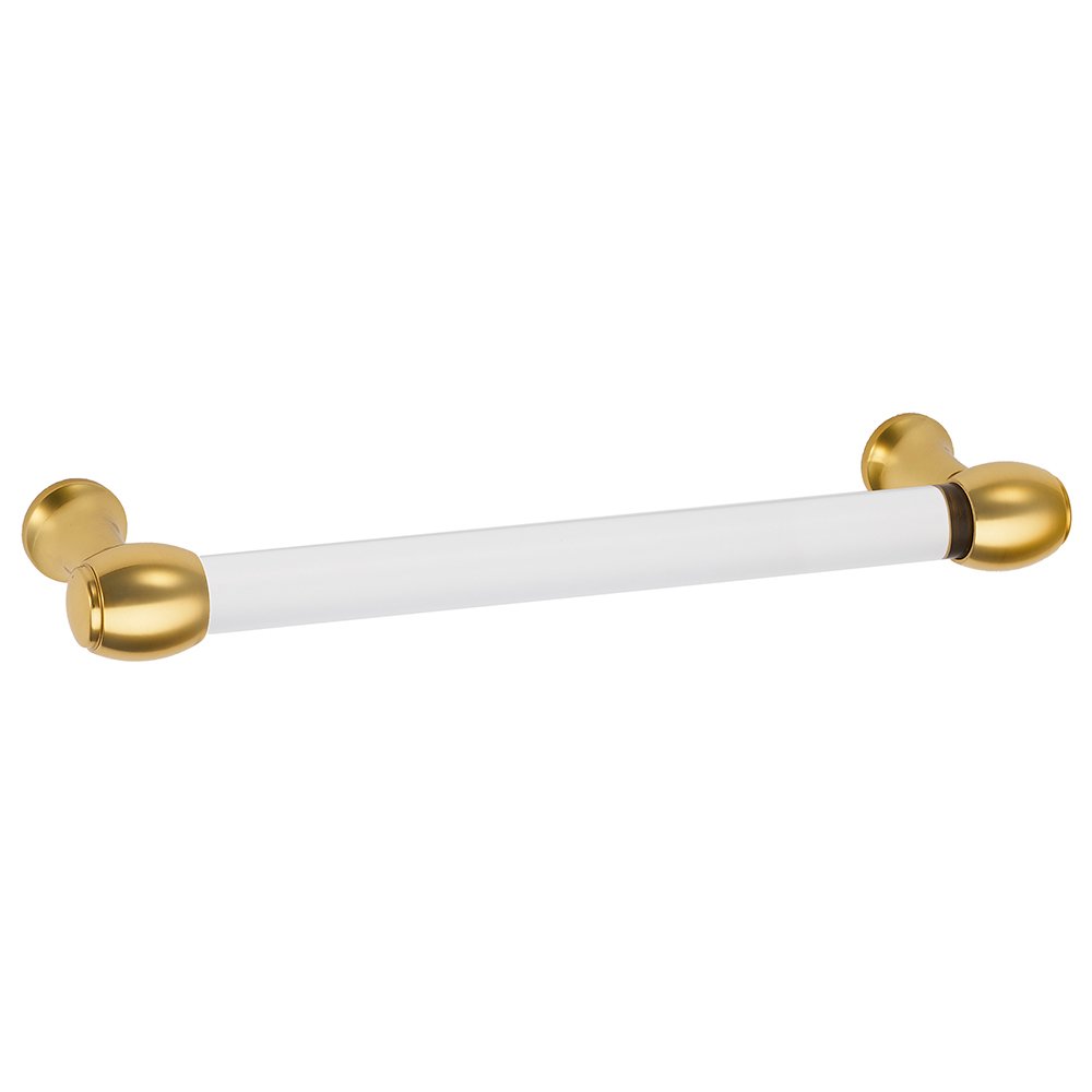 Alno Hardware 8" Centers Pull in Polished Brass