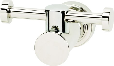 Alno Hardware Double Robe Hook in Polished Nickel