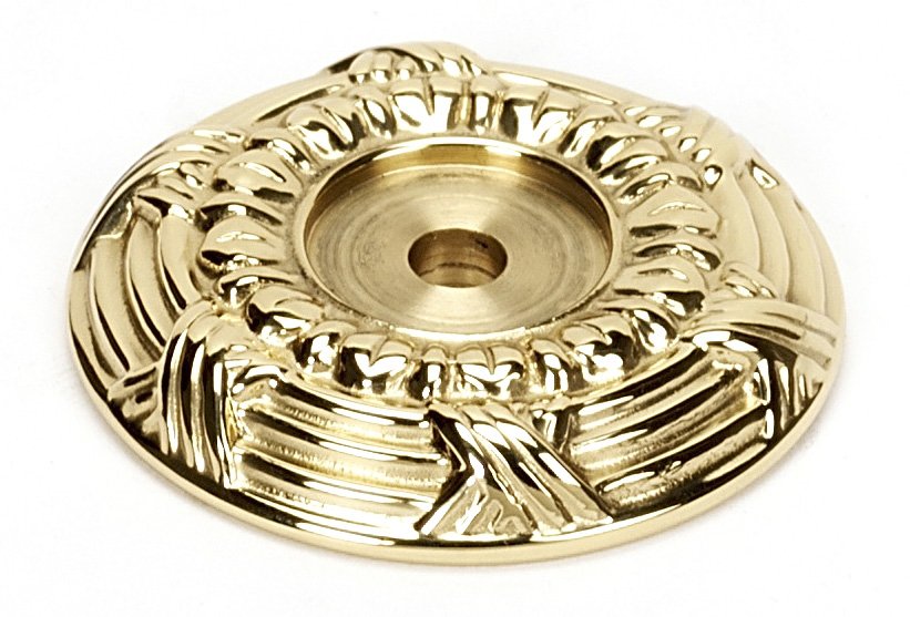Alno Hardware Solid Brass 1 5/8" Backplate in Polished Brass