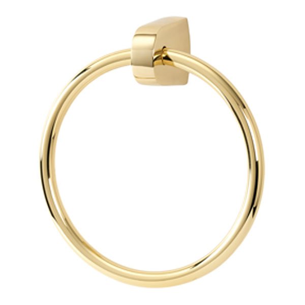 Alno Hardware 7" Towel Ring in Unlacquered Brass