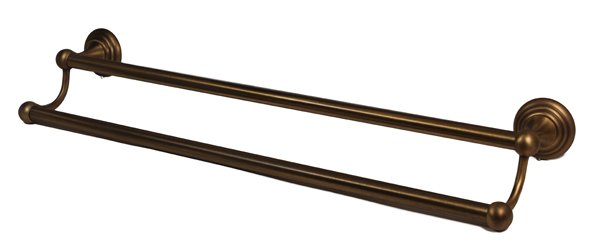 Alno Hardware 24" Double Towel Bar in Antique English Matte