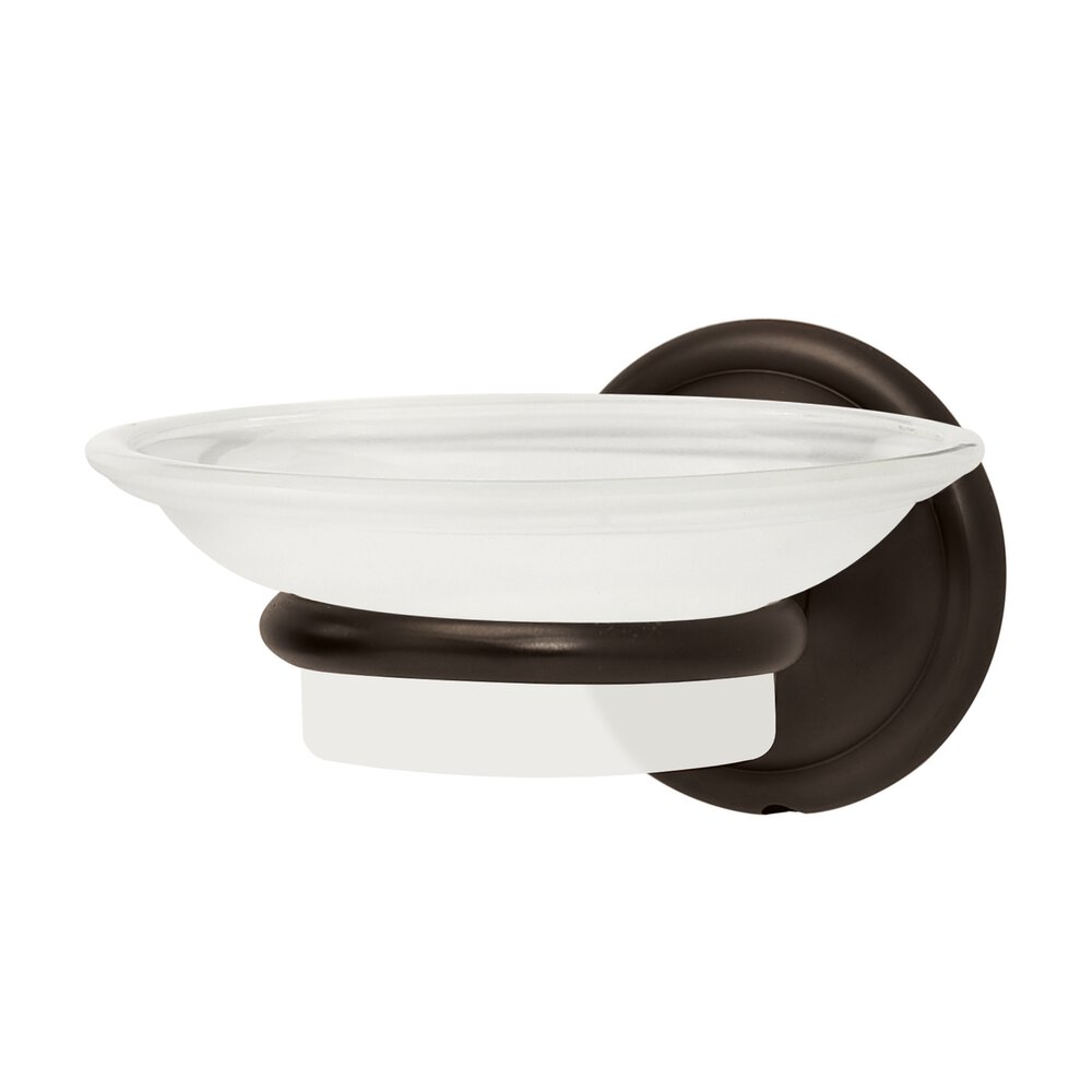 Alno Hardware Soap Holder with Dish in Chocolate Bronze