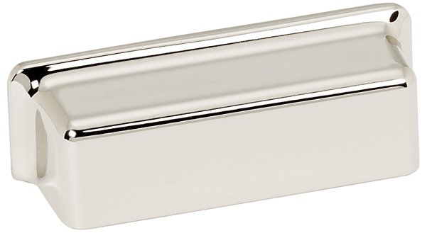 Alno Hardware 3" Centers Cup Pull in Polished Nickel