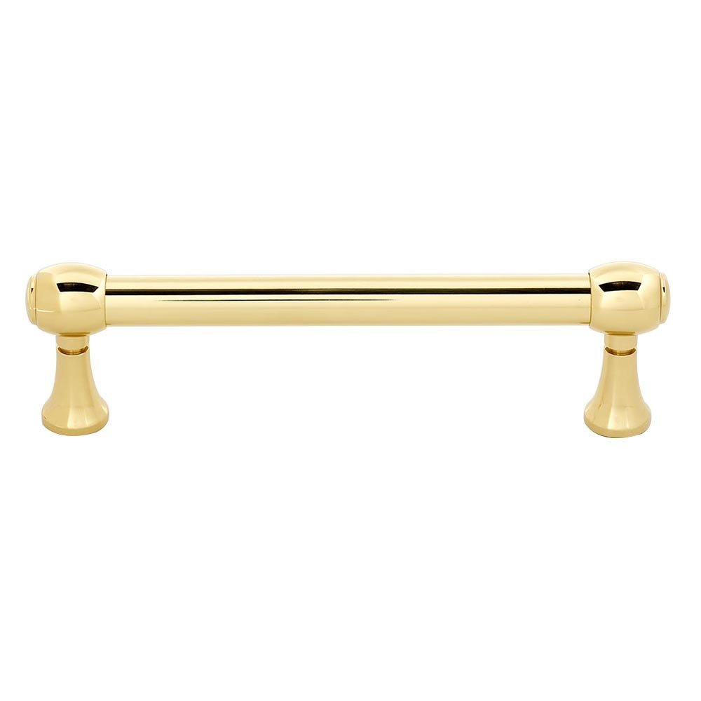 Alno Hardware 4" Centers Pull in Polished Brass