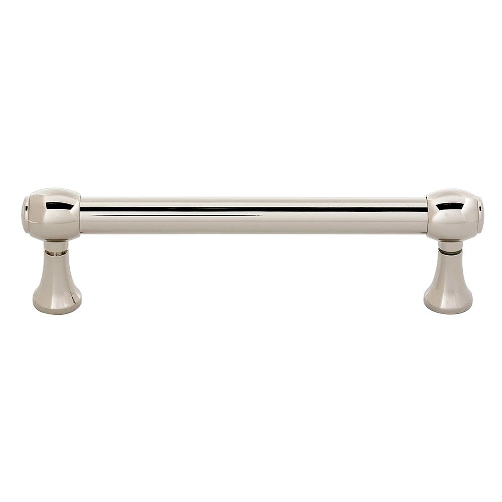 Alno Hardware 4" Centers Pull in Polished Nickel
